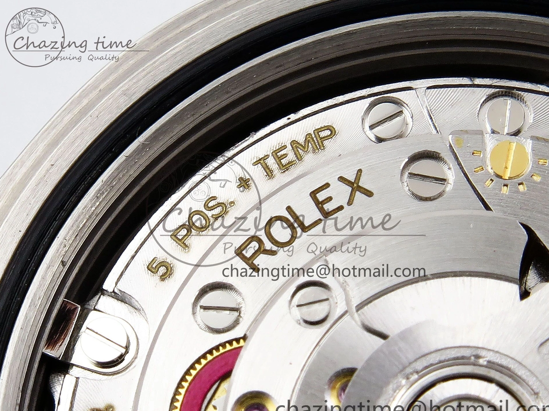 Stick Steel SS 40 Dial (Gain V3 Light JDF Weight) President Green DayDate on VR3255 904L Bracelet 0401